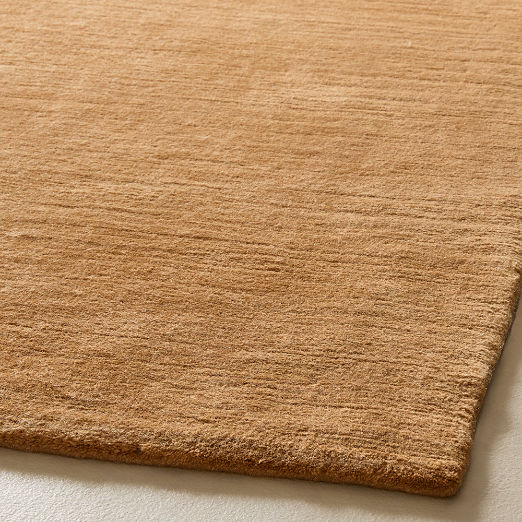 Leonore Handloomed Light Brown Wool Area Rug