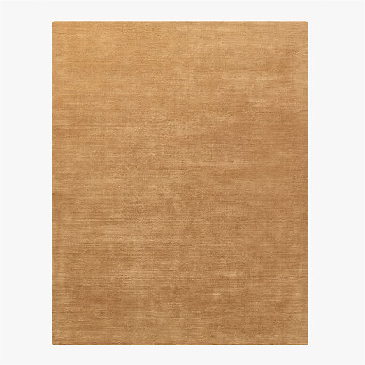 Leonore Handloomed Light Brown Wool Area Rug 8'x10'
