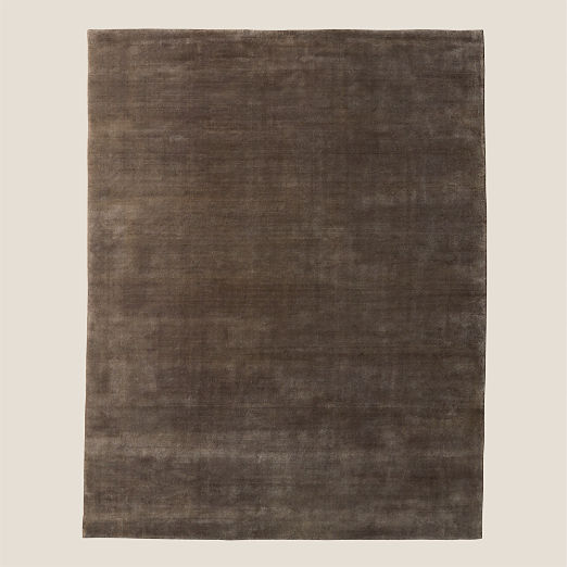 Leonore Handloomed Sepia Brown Wool Area Rug