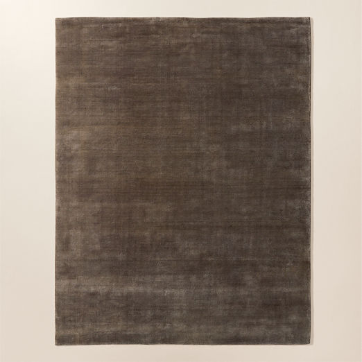 Leonore Handloomed Sepia Brown Wool Area Rug