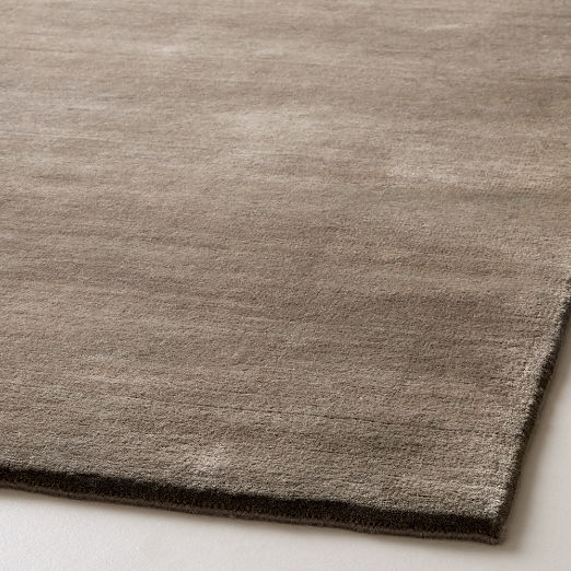 Leonore Handloomed Sepia Brown Wool Area Rug 8'x10'