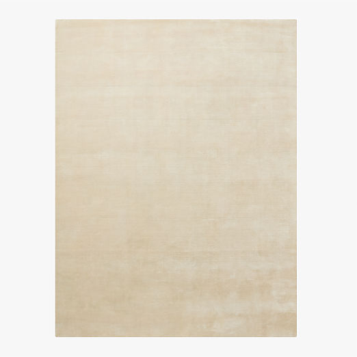 Leonore Handloomed Warm White Wool Area Rug 8'x10'