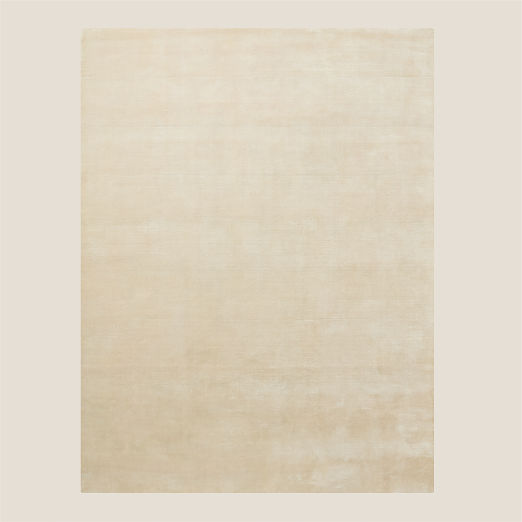 Leonore Handloomed Warm White Wool Area Rug 8'x10'