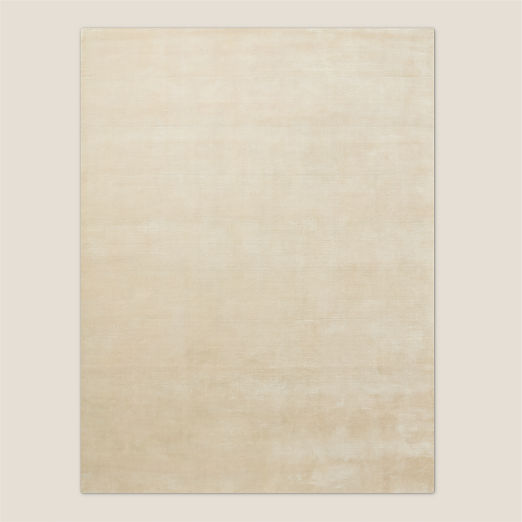 Leonore Handloomed Warm White Wool Area Rug