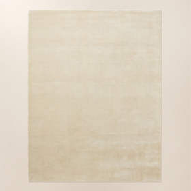 Anders Ivory TENCEL Lyocell Area Rug 6'x9' + Reviews | CB2