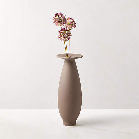 Leplaine Dark Mauve Ceramic Vase