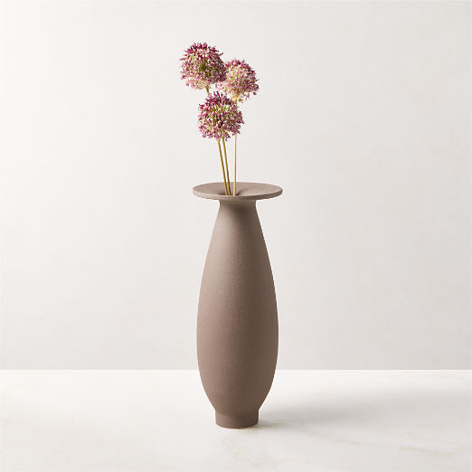 Leplaine Dark Mauve Ceramic Vase