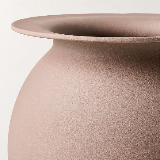 Leplaine Smoked Mauve Ceramic Vase