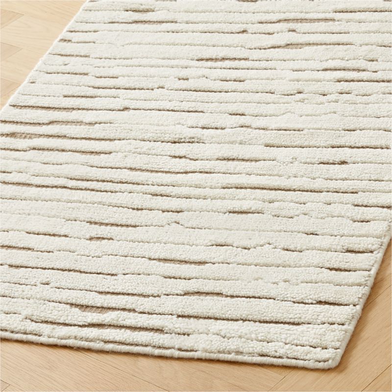 Levi Hand-Knotted Neutral New Zealand Wool Runner Rug 2.5'x8' - image 2 of 4