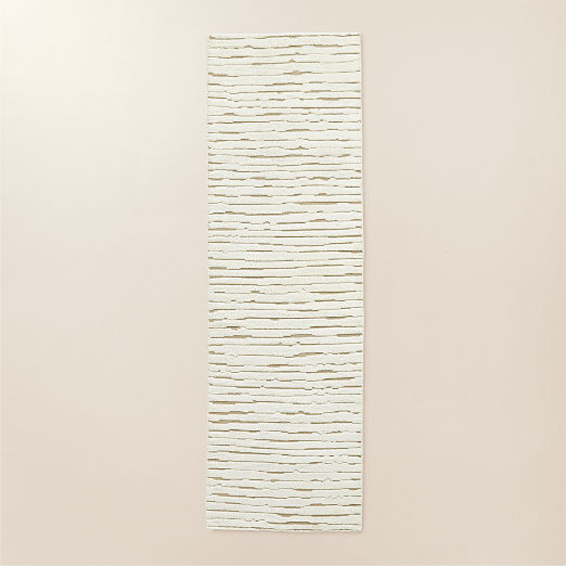 Levit Hand-Knotted Neutral New Zealand Wool Runner Rug 2.5'x8'