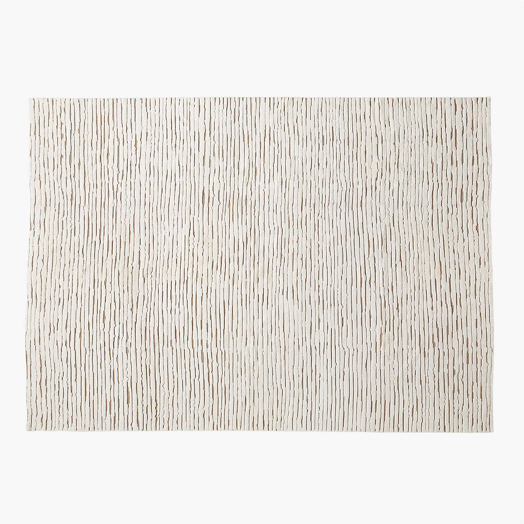 Levi HandKnotted Neutral New Zealand Wool Area Rug 10'x14' + Reviews CB2