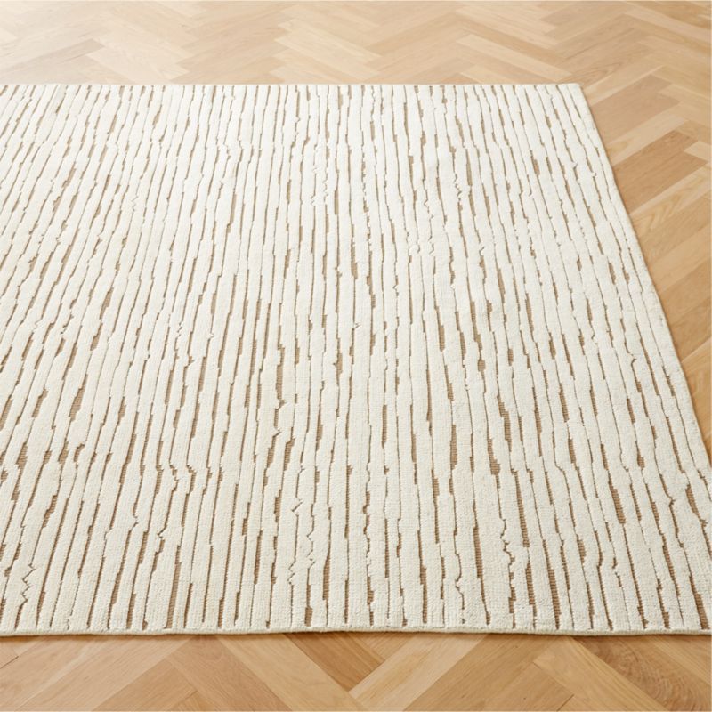 Levi Hand-Knotted Neutral New Zealand Wool Area Rug 10'x14' - image 2 of 10