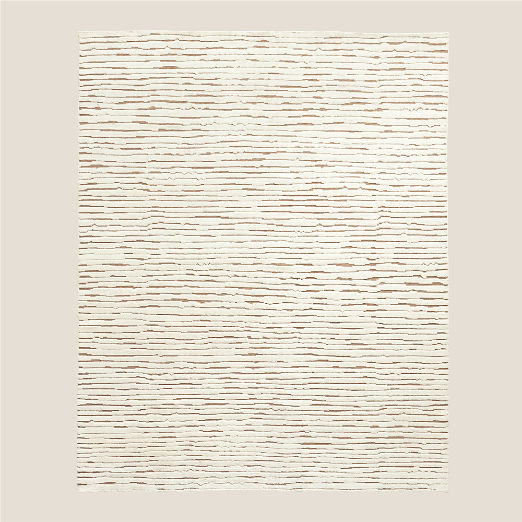 Levit Hand-Knotted Neutral New Zealand Wool Area Rug 6'x9'