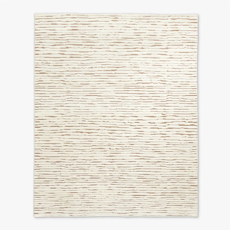 Levi Hand-Knotted Neutral New Zealand Wool Area Rug 8'x10'