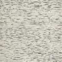 Levit Hand-Knotted Black and White New Zealand Wool Rug Swatch 12"x12"