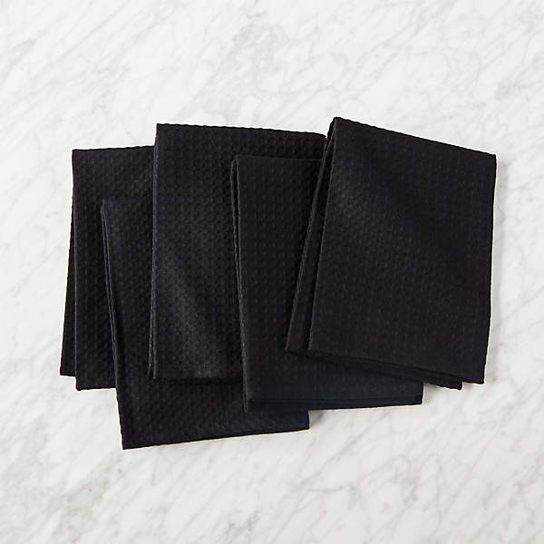 Black dish deals towels