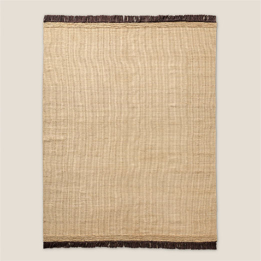 Liana Handwoven Sand Jute Area Rug 8'x10'