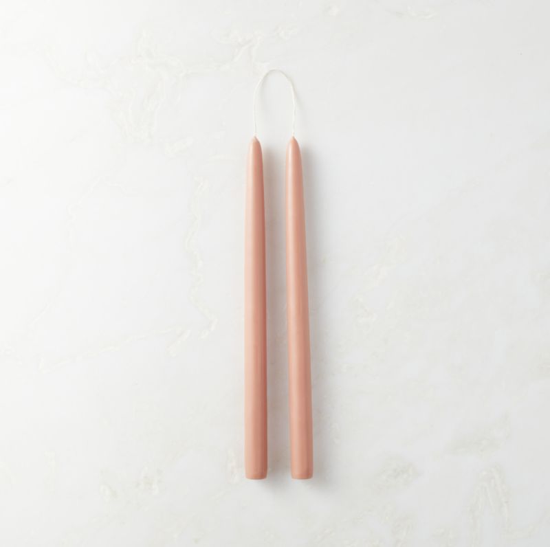 View Light Brown Taper Candles Set of 2 details