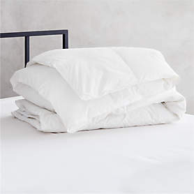 Niera Pinstitch Organic Cotton Black Duvet Cover and Pillow Shams