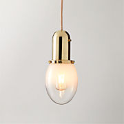Lille Ombre Glass Oval Pendant Light by goop