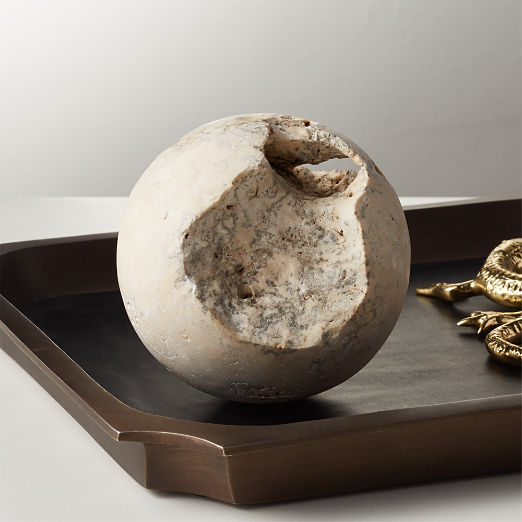 Limestone Sphere Bowl Filler