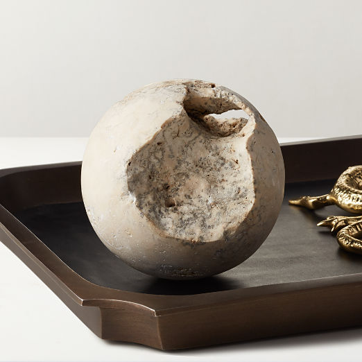 Limestone Sphere Bowl Filler