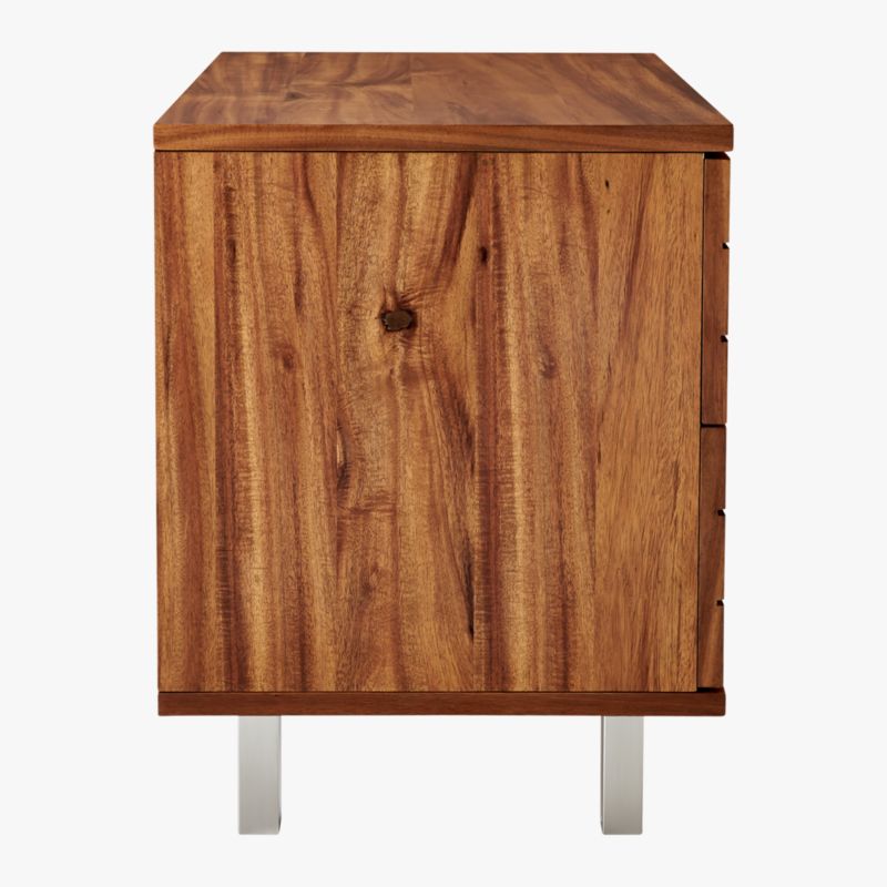 Linear 2-Drawer Wood Nightstand - image 6 of 8