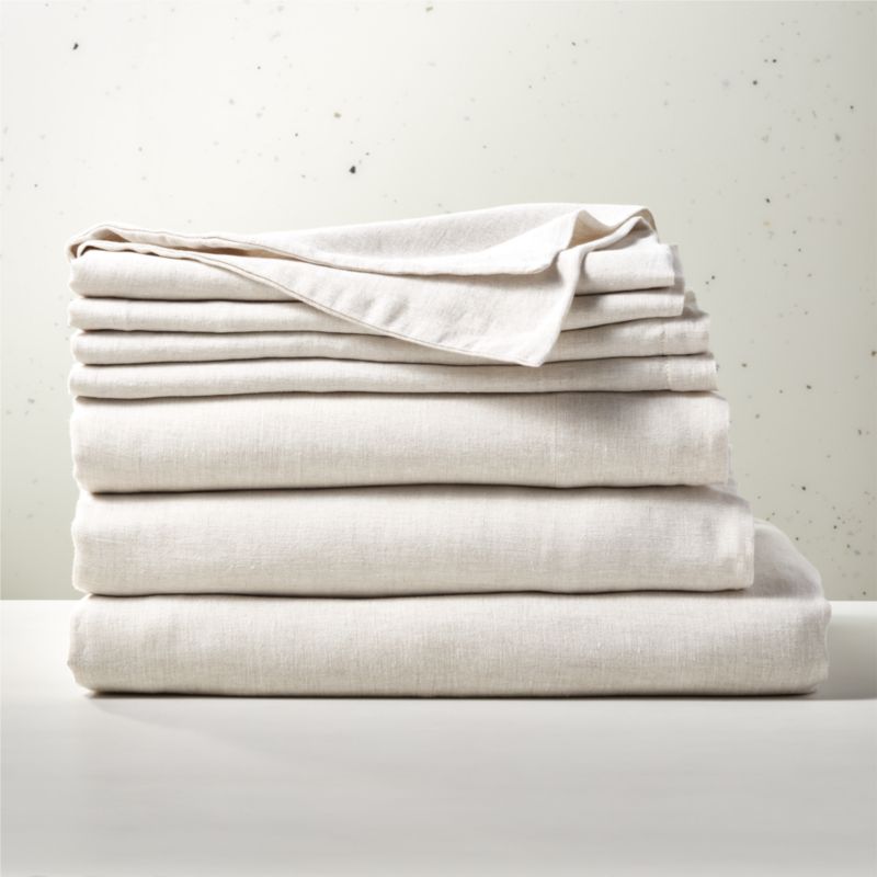 View EUROPEAN FLAX™-Certified Linen Flax King Bedding Set details