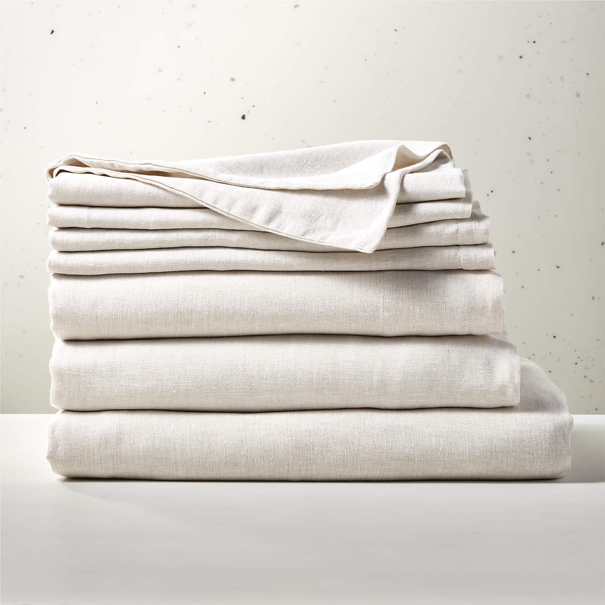 EUROPEAN FLAXCertified Linen Flax King Bedding Set CB2