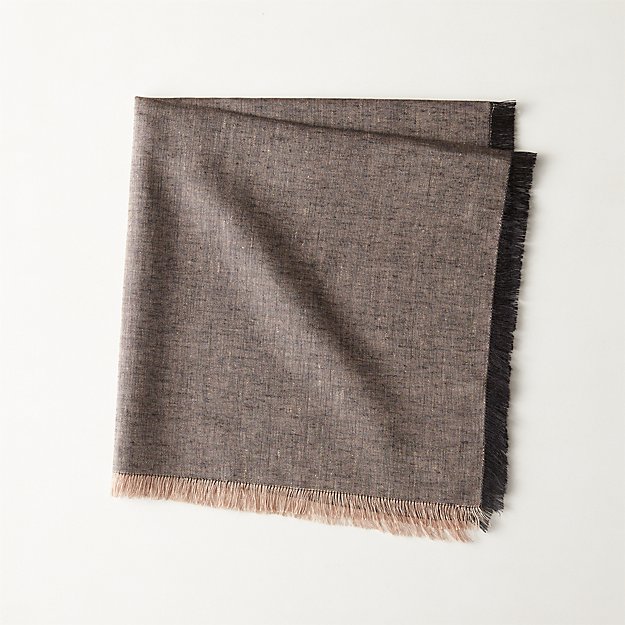 Cb2 Free Shipping >> Linen Chambray Black Fringe Napkin Reviews Cb2 Cb2 Free Shipping >> Linen Chambray Black Fringe Napkin Reviews Cb2