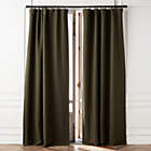EUROPEAN FLAX™-Certified Linen White Blackout Window Curtain Panel 48"x84"