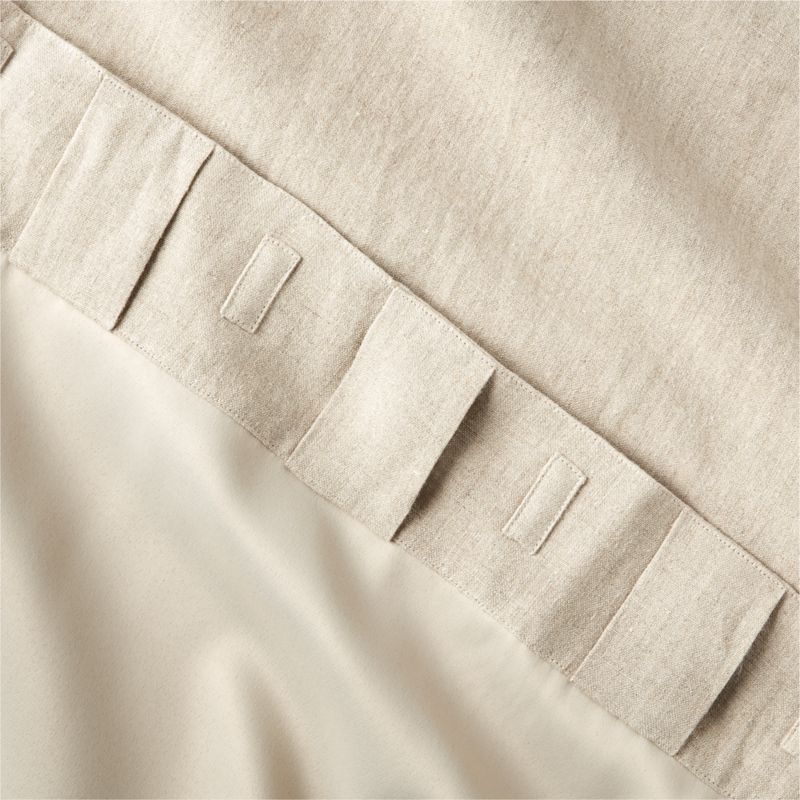 EUROPEAN FLAX™-Certified Linen Natural Blackout Window Curtain Panel 48''x84'' - image 5 of 6