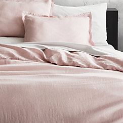 Linen Pink Bedding Cb2