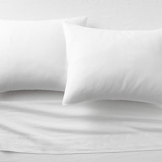 EUROPEAN FLAX™-Certified Linen White Queen Sheet Set