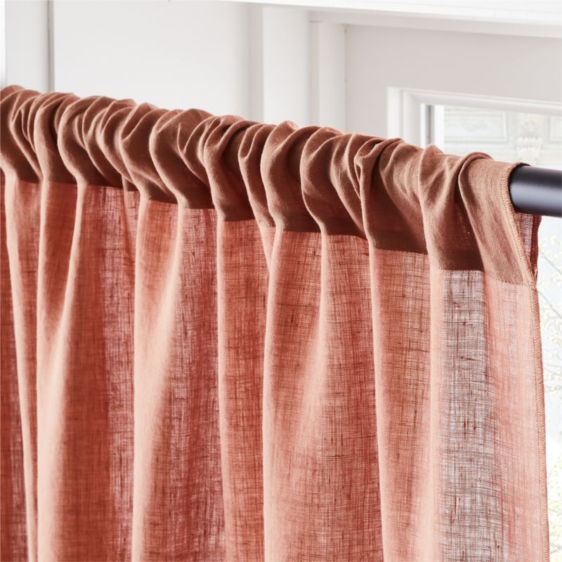 Sienna Linen Window Curtain Panel 48"x84" - image 2 of 3