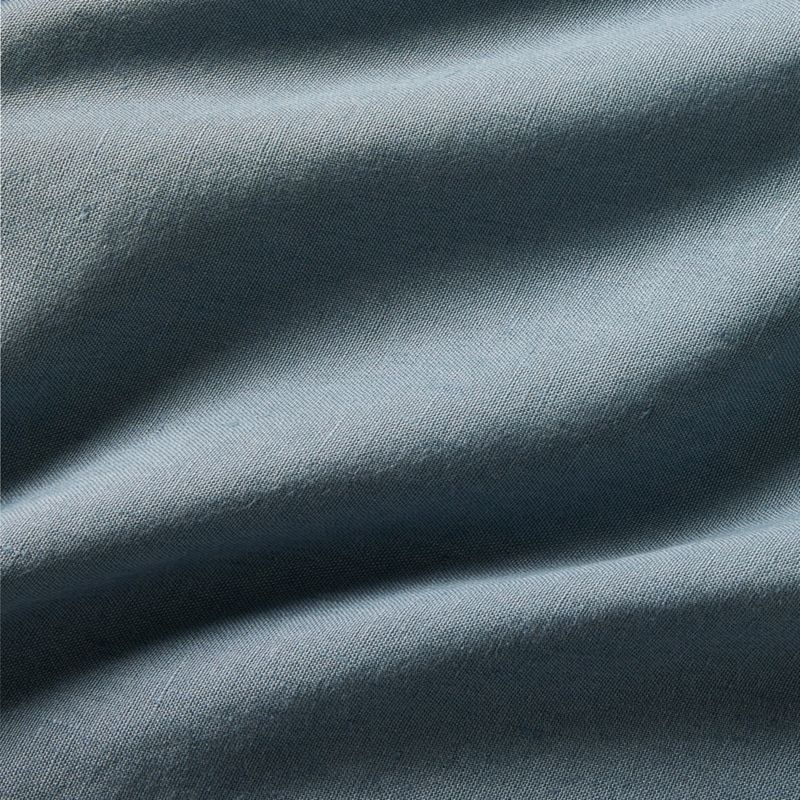 EUROPEAN FLAX™-Certified Linen Slate Blue Queen Sheet Set - image 2 of 6