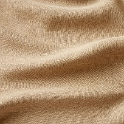 European Flax Linen Tan King Duvet Cover