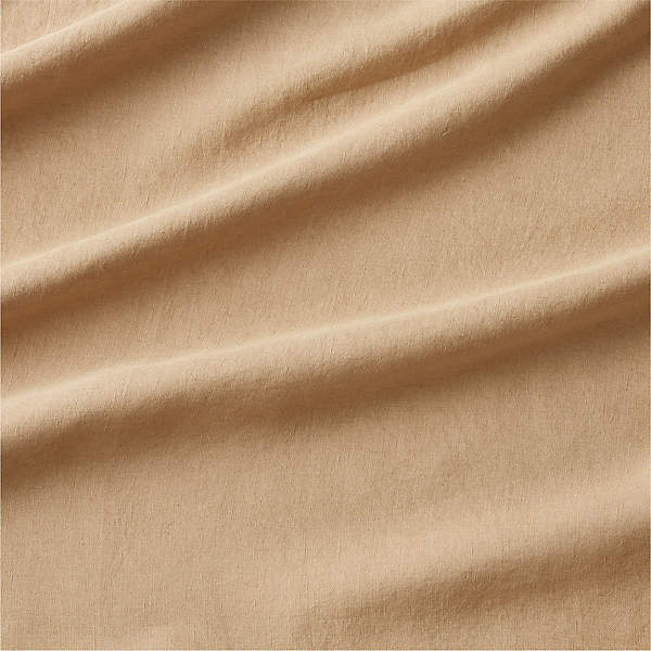 European Flax Linen Tan Queen Sheet Set + Reviews