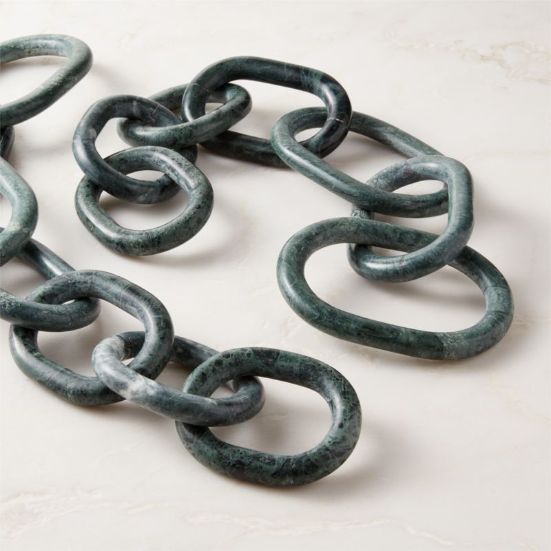 Links Green Marble Decorative Chain - image 1 of 6