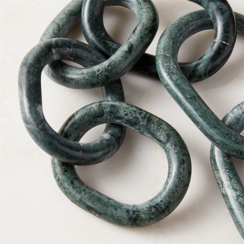 Links Green Marble Decorative Chain - image 2 of 6