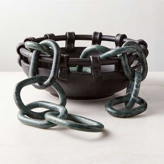 Links Green Marble Decorative Chain