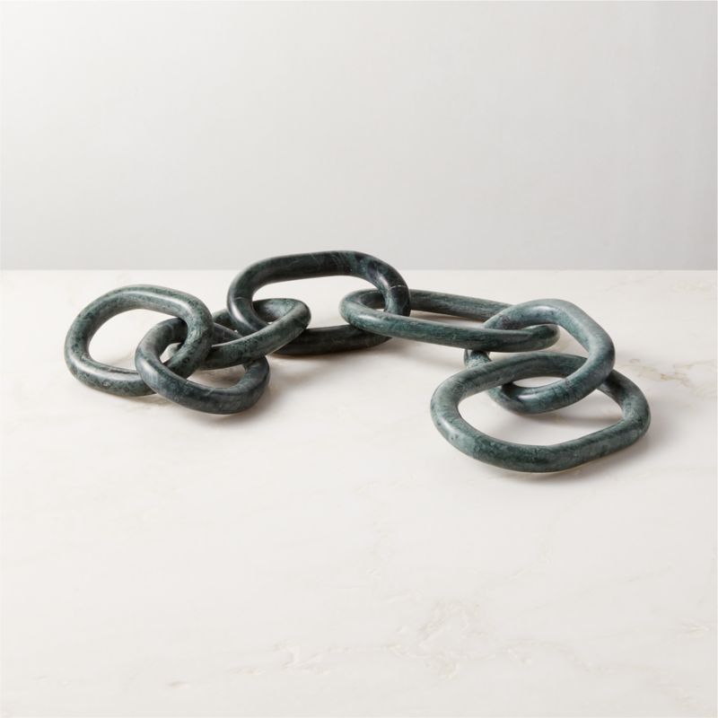 Links Green Marble Decorative Chain - image 0 of 6