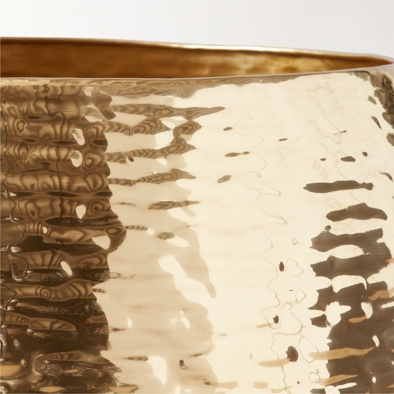 Liquid Textured Brass Christmas Tree Collar - image 2 of 3