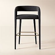Azalea Boucle Upholstered Counter Stool Set of 2