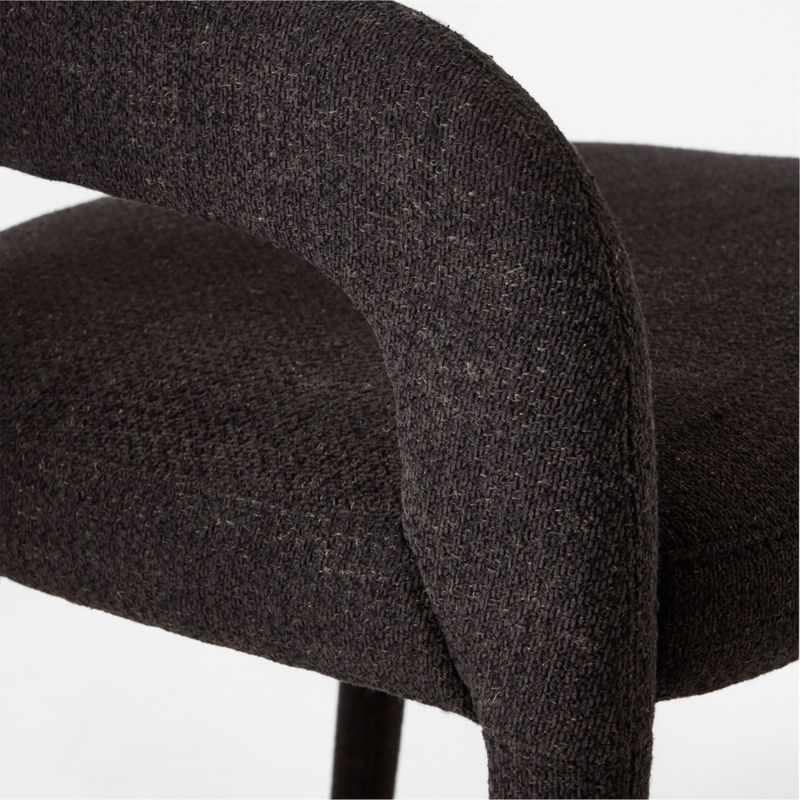 Lisette Charcoal Performance Fabric Counter Stool - image 6 of 7