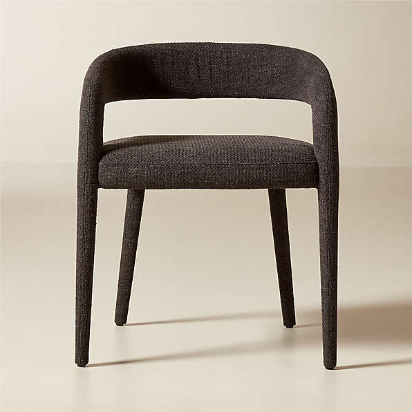 Wood and grey online dining chairs