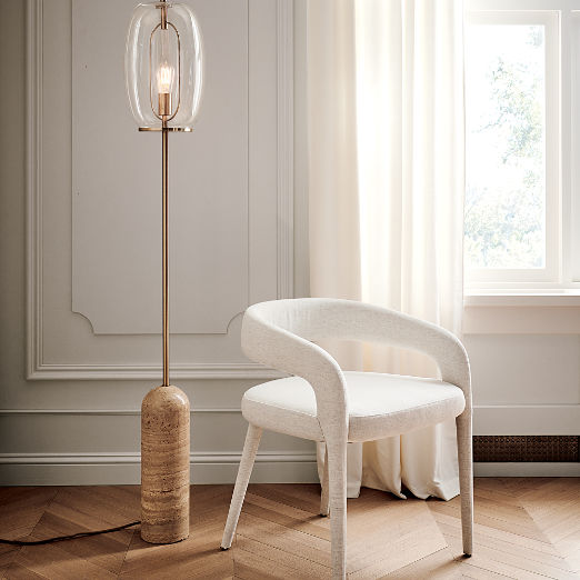 Lisette Dining Armchair Luca Rose