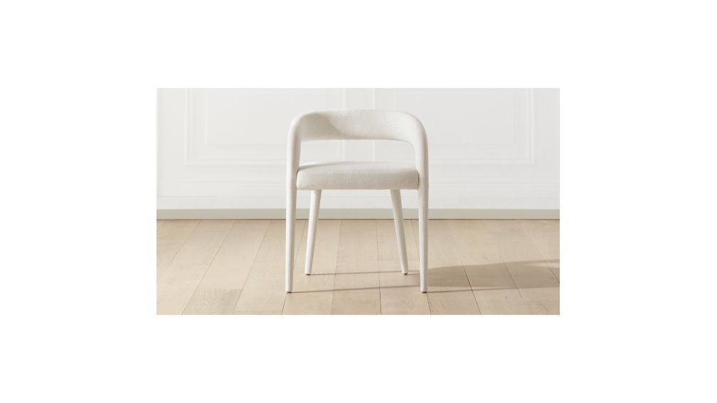 Lisette White Dining Chair | CB2 Canada