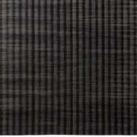 Litus Handwoven Black Herringbone and Natural Indoor/Outdoor Performance Rug Swatch 12"x12"
