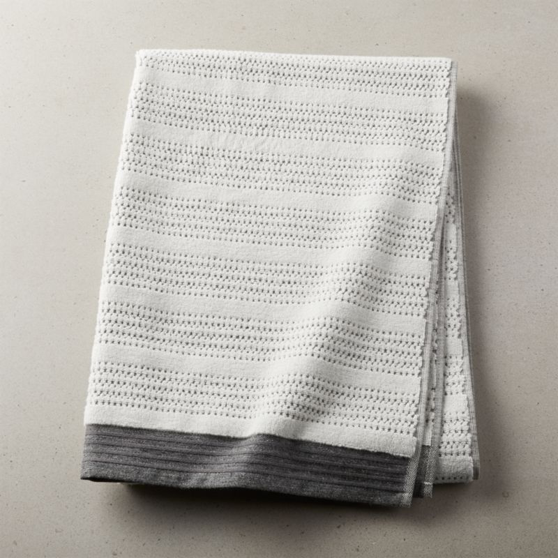 grey bath towels